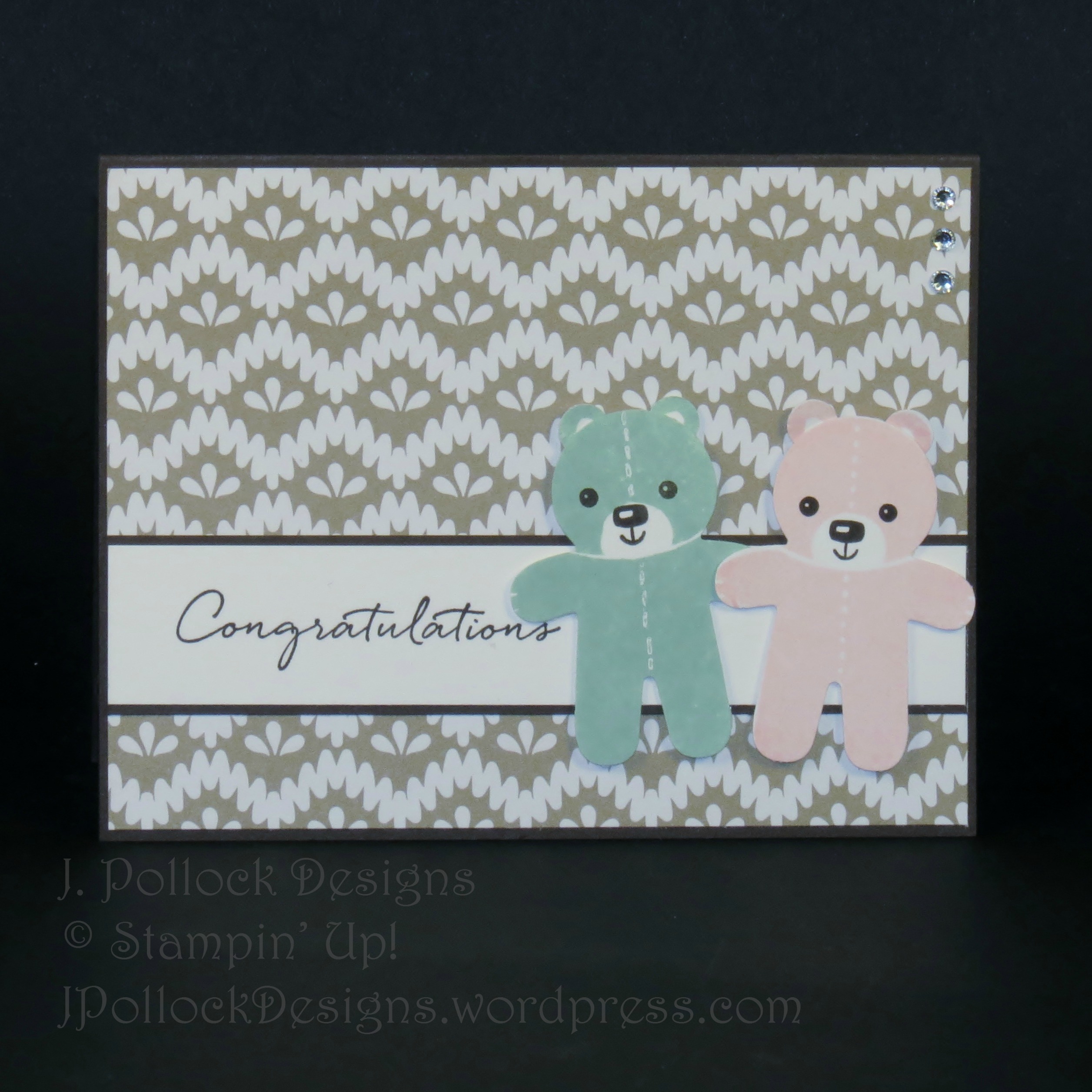 J. Pollock Designs – Cookie Cutter Christmas, baby card