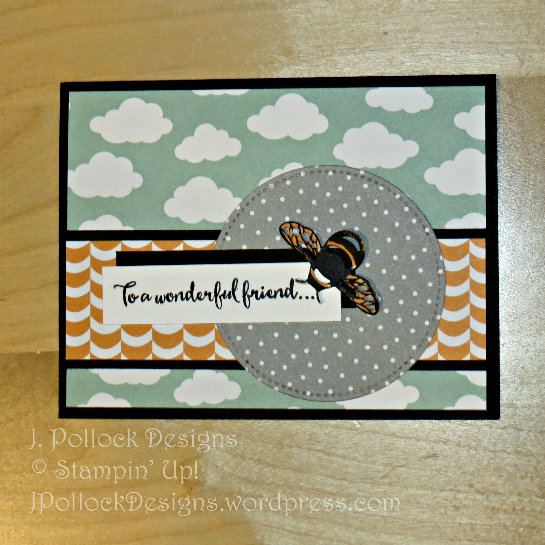 J. Pollock Designs - Stampin' UP! Dragonfly Dreams, Detailed Dragonfly thinlets