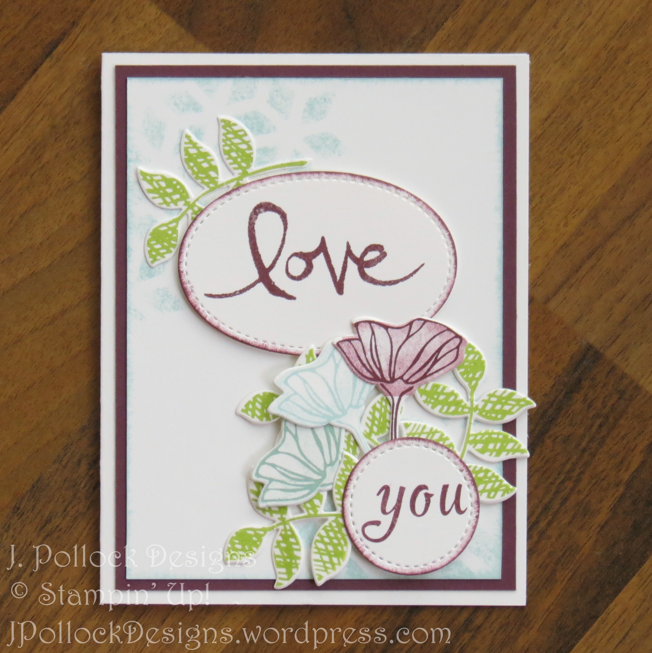 J. Pollock Designs - Stampin' Up! - Oh So Eclectic, Watercolor Words, Brushwork Alphabet