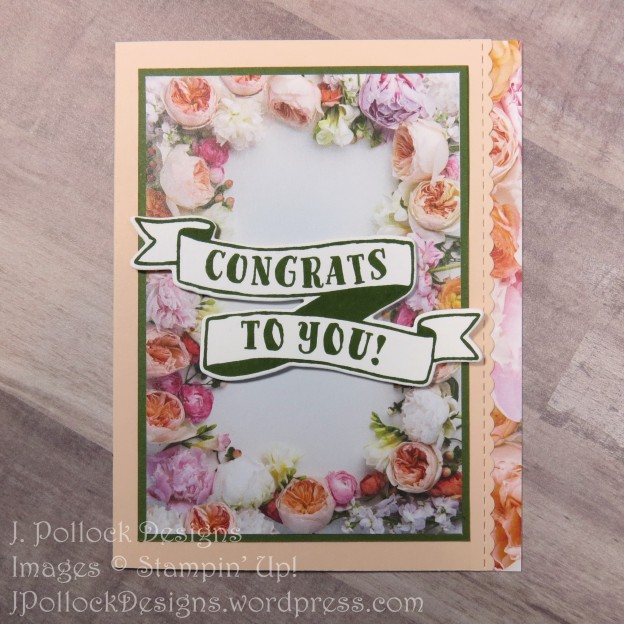 J. Pollock Designs - Stampin' Up! - Banners for You, Bunch of Banners, Petal Promenade